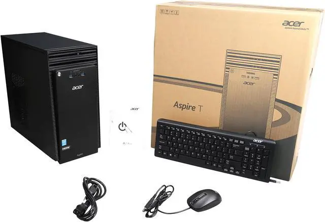 Alt view image 9 of 9 - Acer Desktop Computer Aspire TC-705 Intel Core i5-4460 8GB DDR3 1TB HDD Intel HD Graphics 4600 Choice of Windows 8.1 Pro 64-Bit or Windows 7 Professional 64-Bit