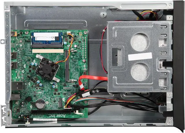 Alt view image 7 of 9 - Acer Desktop Computer Aspire XC AXC-704G-UW61 Celeron N3050 (1.60 GHz) 4 GB DDR3L 500 GB HDD Intel HD Graphics Windows 10 Home 64-Bit (Manufacturer Recertified)