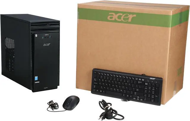 Alt view image 9 of 9 - Acer Desktop Computer Aspire TC ATC-705-UC52 Intel Core i7 4th Gen 4790 (3.6 GHz) 12 GB DDR3 1 TB HDD Intel HD Graphics 4600 Windows 10 Home 64-Bit (Manufacturer Recertified)