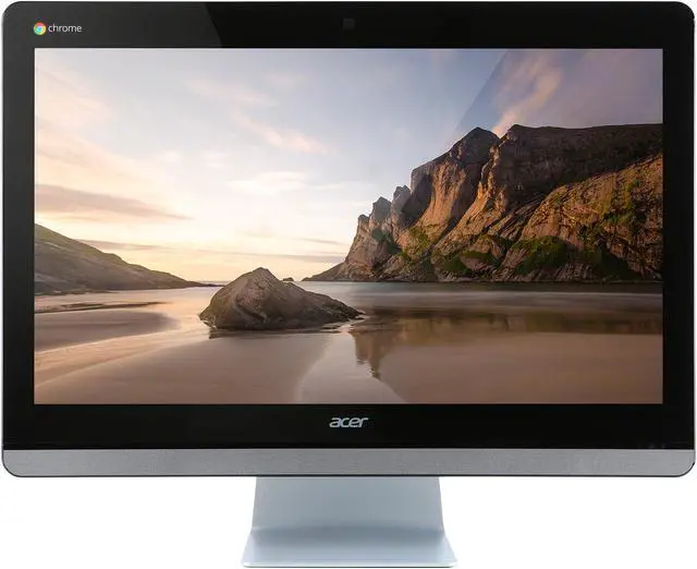 Alt view image 2 of 8 - Acer All-in-one PC Chromebase 24 CA24I-CT Intel Celeron 3215U 4 GB DDR3L 16GB SSD 23.8" Touchscreen Google Chrome OS