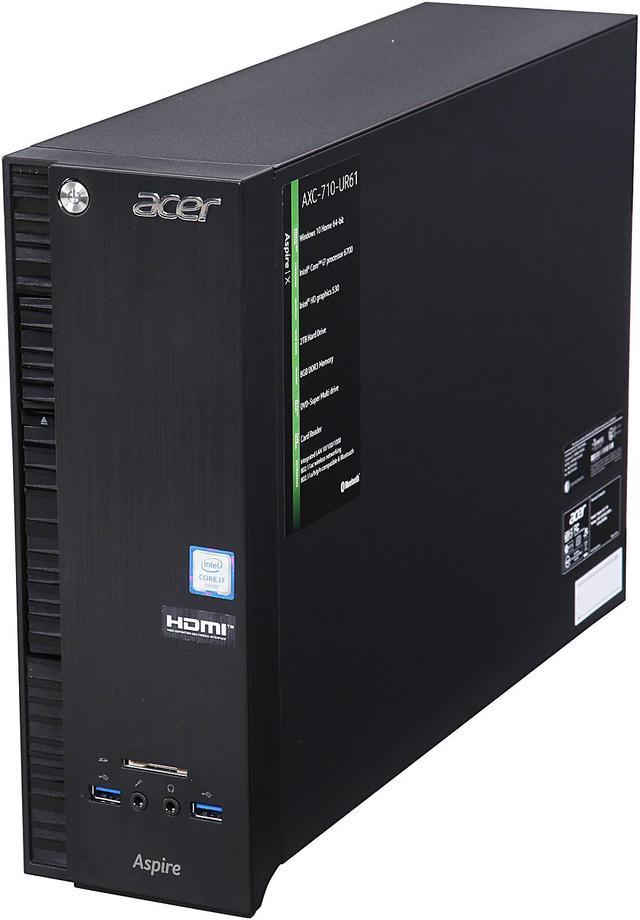 Acer Desktop Computer Aspire X AXC-710-UR61 Intel Core i7-6700 8GB DDR3 2TB  HDD Windows 10 Home - Newegg.com