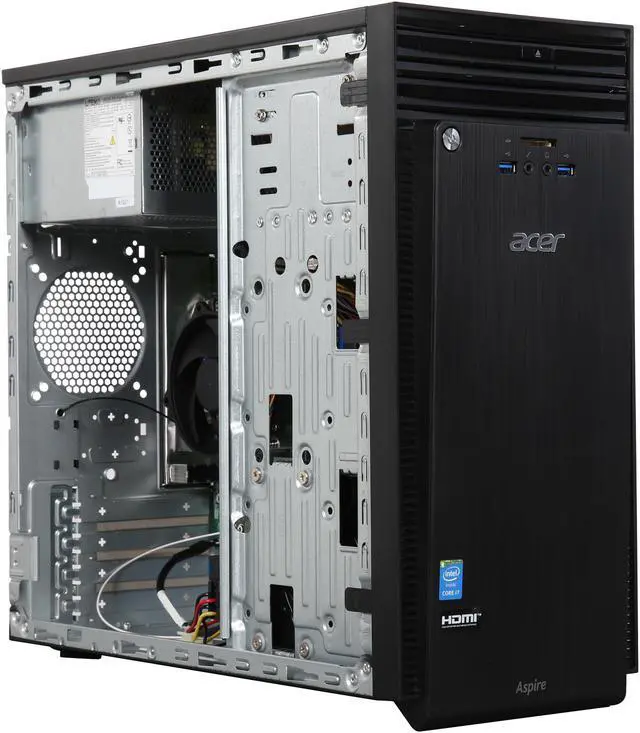 Alt view image 8 of 9 - Acer Desktop Computer Aspire T ATC-705-UC51 Intel Core i7-4790 12GB DDR3 1TB HDD Intel HD Graphics 4600 Windows 8.1