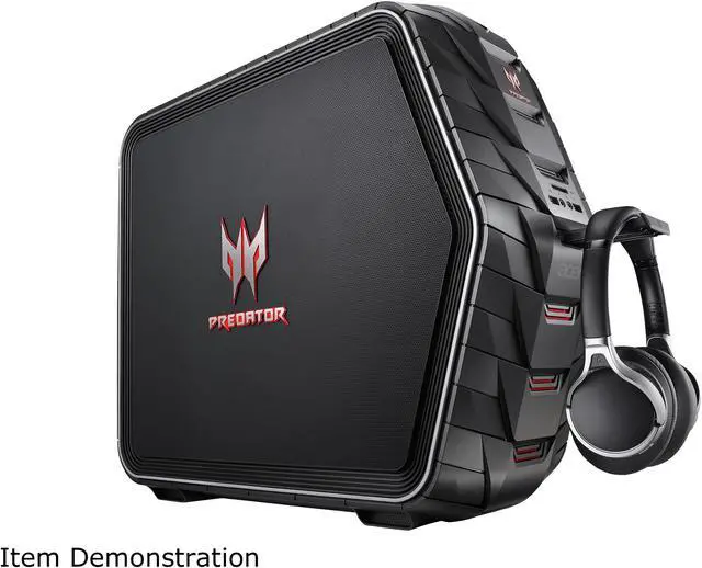 Alt view image 10 of 10 - Acer Desktop Computer Predator G6-710-70003 Intel Core i7-7700K 16GB DDR4 1TB HDD 256GB SSD GeForce GTX 1070 Windows 10 Home 64-Bit