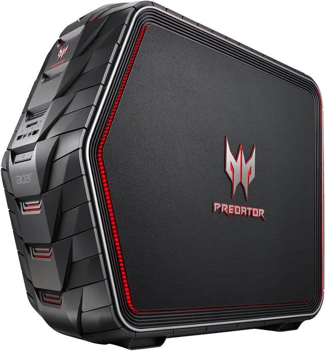 Alt view image 6 of 10 - Acer Desktop Computer Predator G6-710-70003 Intel Core i7-7700K 16GB DDR4 1TB HDD 256GB SSD GeForce GTX 1070 Windows 10 Home 64-Bit