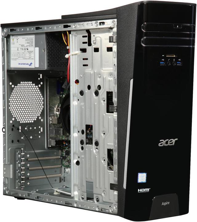 Alt view image 8 of 9 - Acer Desktop Computer TC-780-NESelecti5 Intel Core i5-7400 8GB DDR4 256GB SSD Intel HD Graphics 630 Windows 10 Home 64-Bit