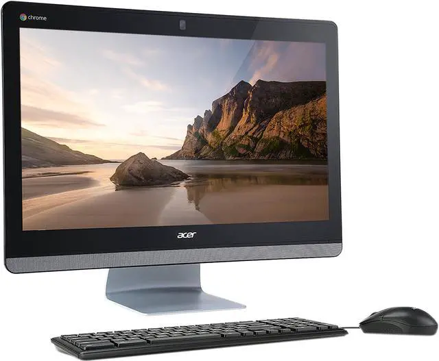 Alt view image 3 of 5 - Acer All-in-One Computer Chromebase 24 CA24I-CN Intel Celeron 3215U 4 GB DDR3L 16GB SSD 23.8" Google Chrome OS