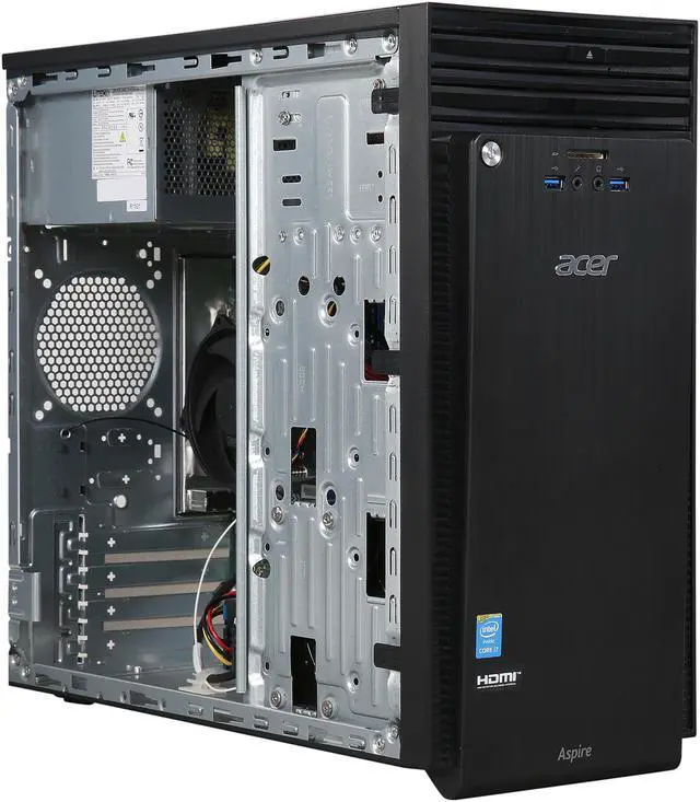 Alt view image 7 of 9 - Acer Desktop PC Aspire TC ATC-705-UC52-R Intel Core i7-4790 12GB DDR3 1TB HDD Intel HD Graphics 4600 Windows 10 Home 64-Bit