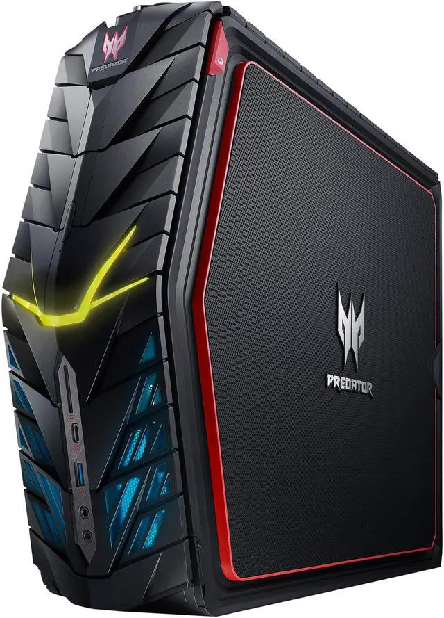 Alt view image 5 of 8 - Acer Desktop PC Predator G1-710-70001 Intel Core i7-6700 32GB DDR4 2TB HDD 512GB SSD GeForce GTX 1080 Windows 10 Home
