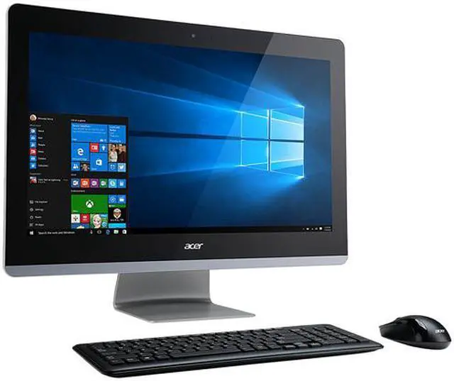 Alt view image 3 of 14 - Acer All-in-One Computer Aspire Z AZ3-715-UR51 Intel Core i7 6th Gen 6700T (2.80 GHz) 16 GB DDR4 2 TB HDD 23.8" Touchscreen Windows 10 Home (Manufacturer Recertified)