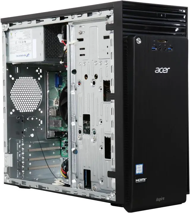 Alt view image 7 of 9 - Acer Desktop Computer Aspire ATC-780A-UR11 Intel Core i5-6400 8GB DDR4 1TB HDD Intel HD Graphics 530 Windows 10 Home 64-Bit