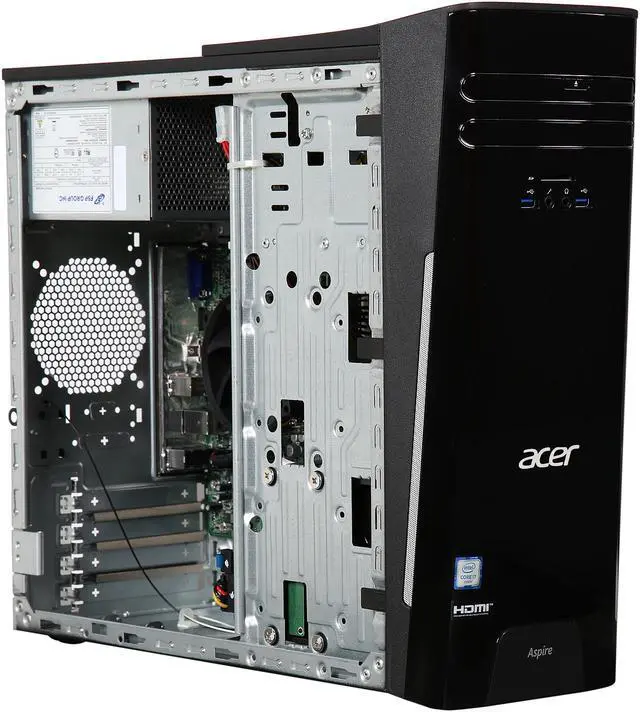 Alt view image 7 of 9 - Acer Desktop Computer Aspire ATC-780-UR11 Intel Core i7-6700 16GB DDR4 1TB HDD Intel HD Graphics 530 Windows 10 Home 64-Bit