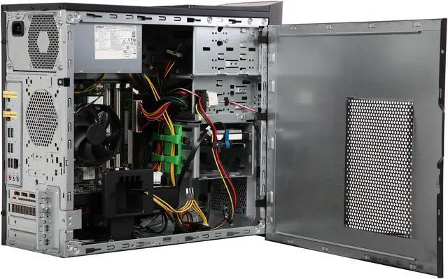 Alt view image 5 of 9 - Acer Desktop Computer Aspire T AT3-715A-UR11 Intel Core i7-6700 8GB DDR4 1TB HDD AMD Radeon RX 480 Windows 10 Home
