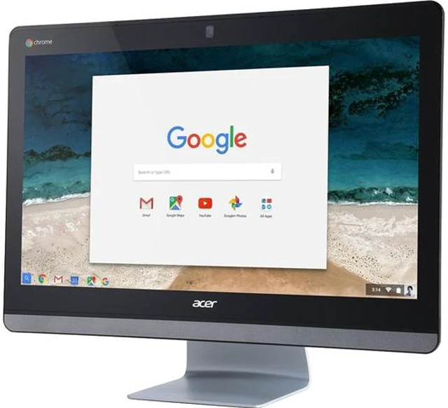 Main image of Acer All-in-One Computer Chromebase for Meetings CA24V-CT Celeron 3215U (1.70 GHz) 4 GB DDR3L 16 GB SSD 23.8" Touchscreen Google Chrome OS (Manufacturer Recertified)