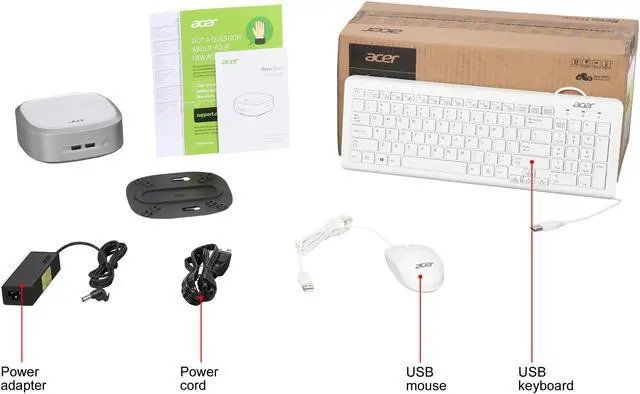 Alt view image 7 of 7 - Acer Desktop Computer Revo Base RN66-UR12 Intel Core i5-5200U 8 GB DDR3L 1TB HDD Intel HD Graphics 5500 FreeDOS