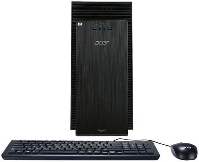 Alt view image 3 of 5 - Acer Desktop Computer Aspire ATC-780A-UR12 Intel Core i5-7400 8GB DDR4 1TB HDD Intel HD Graphics 630 Windows 10 Home 64-Bit