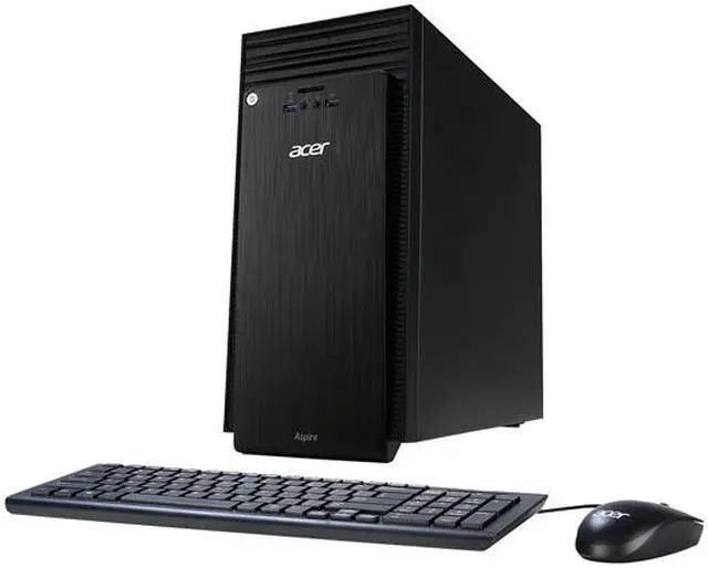 Alt view image 2 of 5 - Acer Desktop Computer Aspire ATC-780A-UR12 Intel Core i5-7400 8GB DDR4 1TB HDD Intel HD Graphics 630 Windows 10 Home 64-Bit