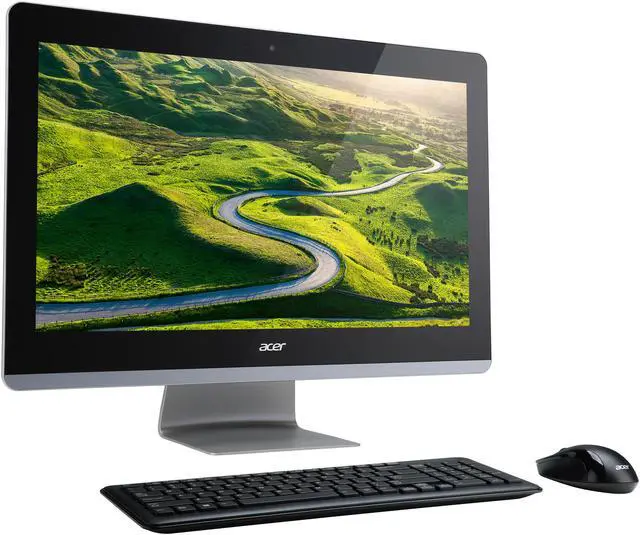 Alt view image 3 of 9 - Acer All-in-One Computer Aspire AZ3-715-UR12 Intel Core i7-7700T 16GB DDR4 2TB HDD 23.8" Touchscreen Windows 10 Home 64-Bit