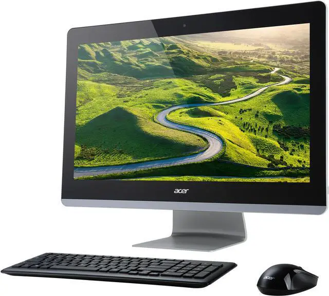 Main image of Acer All-in-One Computer Aspire AZ3-715-UR12 Intel Core i7-7700T 16GB DDR4 2TB HDD 23.8" Touchscreen Windows 10 Home 64-Bit