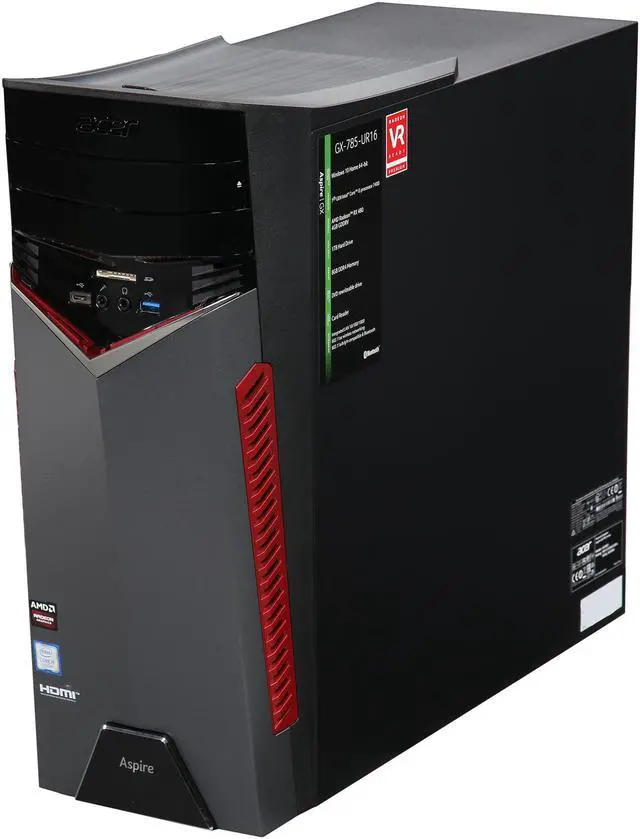 Acer Desktop Computer Aspire GX-785-UR16 Intel Core i5-7400 8GB