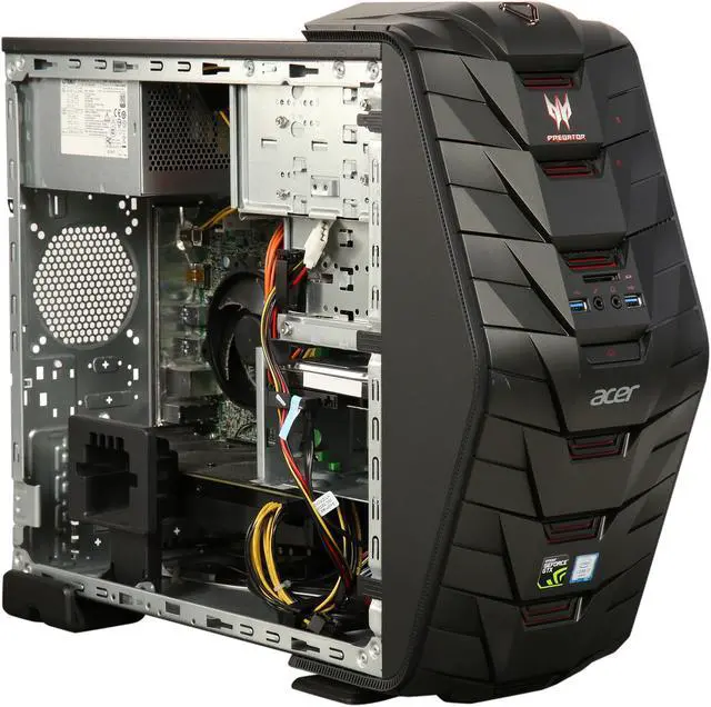 Alt view image 7 of 9 - Acer Desktop PC Predator AG3-710-UC11 Intel Core i7-6700 32GB DDR4 1TB HDD 256GB SSD GeForce GTX 1070 Windows 10 Home