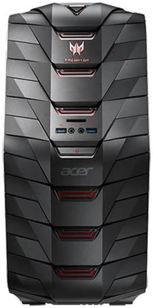 Alt view image 2 of 5 - Acer Desktop PC Predator G6-710-70001 Intel Core i7-7700K 16GB DDR4 2TB HDD 256GB SSD GeForce GTX 1070 Windows 10 Home 64-Bit