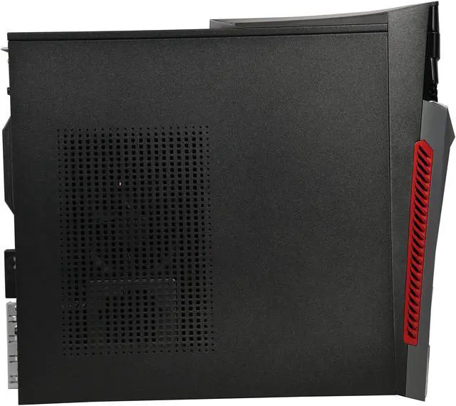 Alt view image 4 of 9 - Acer Gaming Desktop Aspire GX-281-UR15 AMD Ryzen 5 1600 8GB DDR4 1TB HDD GeForce GTX 1050 Ti Windows 10 Home 64-bit