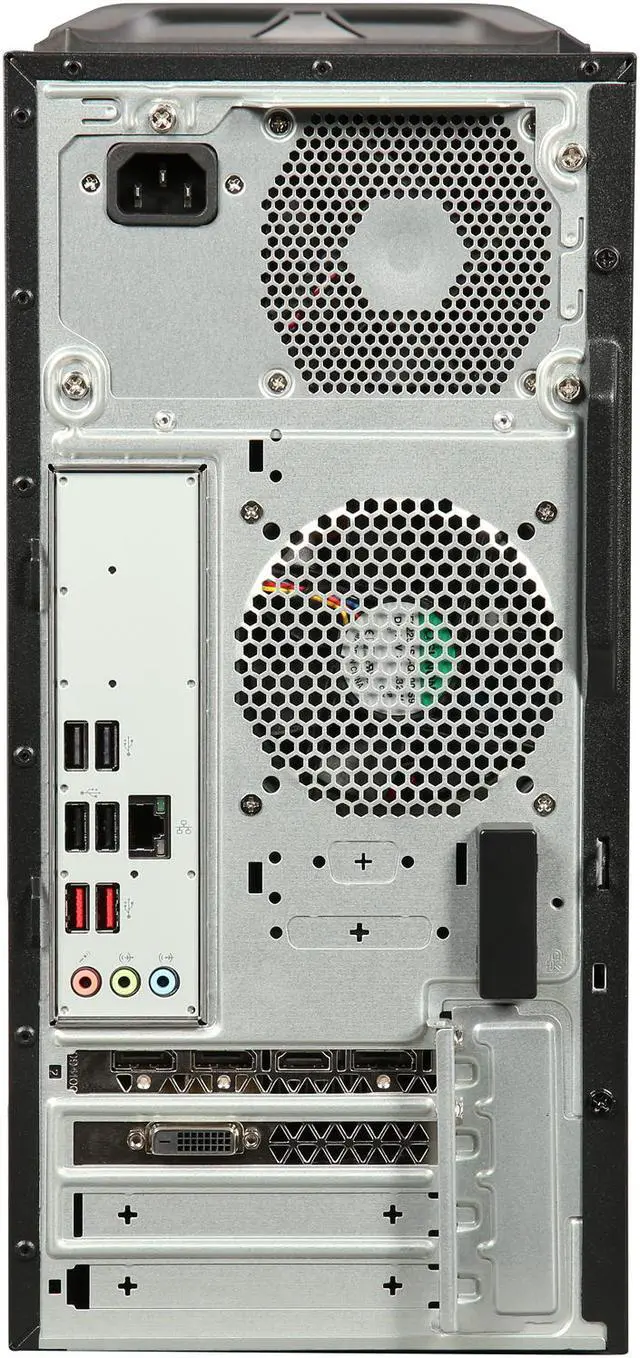 Alt view image 8 of 9 - Acer Desktop Computer Aspire GX-281-UR14 AMD Ryzen 7 1700X 16GB DDR4 2TB HDD 256GB SSD GeForce GTX 1070 Windows 10 Home 64-Bit