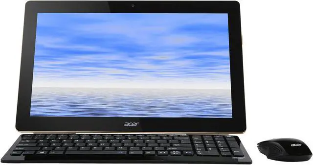 Alt view image 2 of 6 - Acer All-in-One Computer Aspire AZ3-700-UR12 Intel Pentium J3710 4GB DDR3 500GB HDD 17.3" Touchscreen Windows 10 Home 64-bit