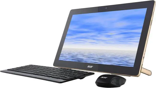 Main image of Acer All-in-One Computer Aspire AZ3-700-UR12 Intel Pentium J3710 4GB DDR3 500GB HDD 17.3" Touchscreen Windows 10 Home 64-bit