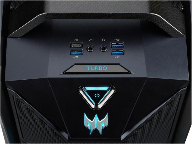 Alt view image 10 of 12 - Acer Desktop Computer Predator Orion 9000 PO9-900-I9KHCFF1080Ti2 Intel Core i9-7980XE 128GB DDR4 2TB HDD 512 GB PCIe NVMe SSD GeForce GTX 1080 Ti SLI Windows 10 Home 64-bit