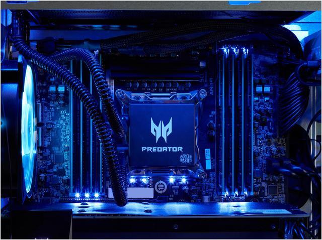 Alt view image 9 of 12 - Acer Desktop Computer Predator Orion 9000 PO9-900-I9KHCFF1080Ti2 Intel Core i9-7980XE 128GB DDR4 2TB HDD 512 GB PCIe NVMe SSD GeForce GTX 1080 Ti SLI Windows 10 Home 64-bit