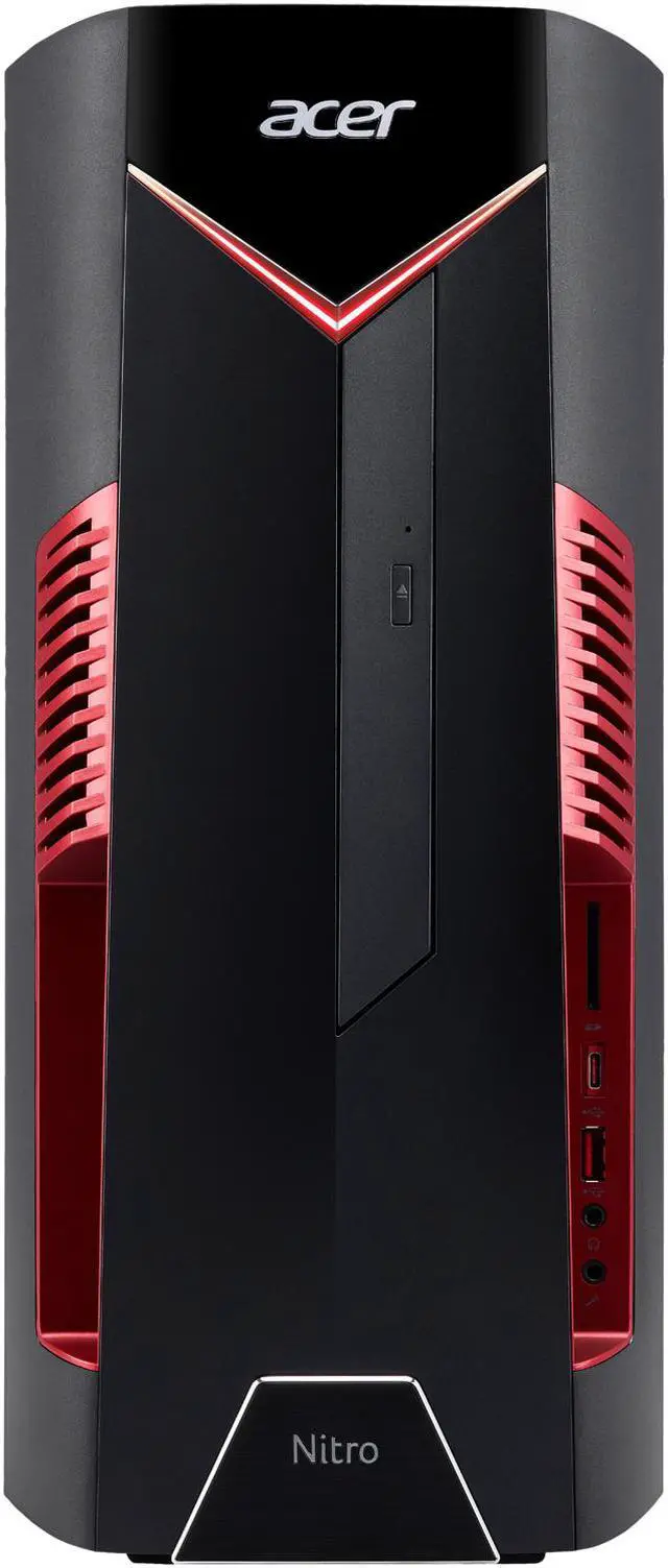 Alt view image 4 of 5 - Acer Gaming Desktop Nitro 50 N50-600-NESelecti7RX580 i7-8700 (3.20 GHz) 8 GB DDR4 1 TB HDD 16 GB Optane Memory AMD Radeon RX 580 Windows 10 Home 64-bit - ONLY @ NEWEGG