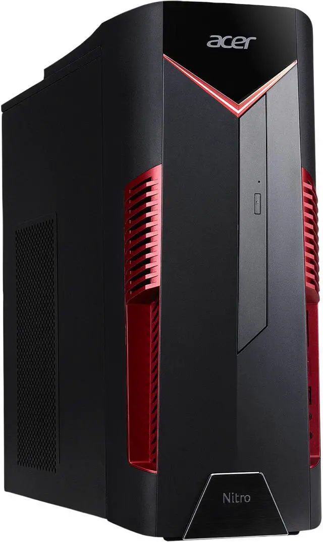 Main image of Acer Gaming Desktop Nitro 50 N50-600-UR15 Intel Core i5-8400 8GB DDR4 1TB HDD 16 GB Optane Memory AMD Radeon RX 580 Windows 10 Home 64-bit