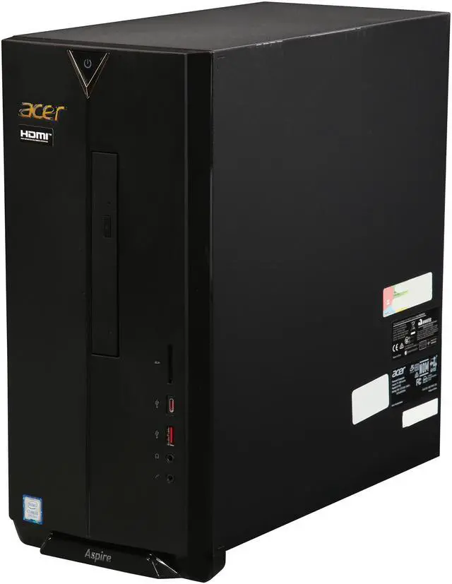Alt view image 3 of 9 - Acer Grade A Desktop Computer Aspire TC TC-885-UR12 Intel Core i5-8400 8GB DDR4 1TB HDD Intel UHD Graphics 630 Windows 10 Home 64-bit