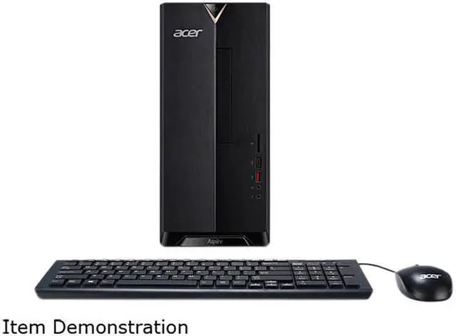 Alt view image 5 of 5 - Acer Desktop Computer Aspire TC TC-885-UR19 Intel Core i5-8400 4GB DDR4 1TB HDD 16 GB Optane Memory Intel UHD Graphics 630 Windows 10 Home 64-bit