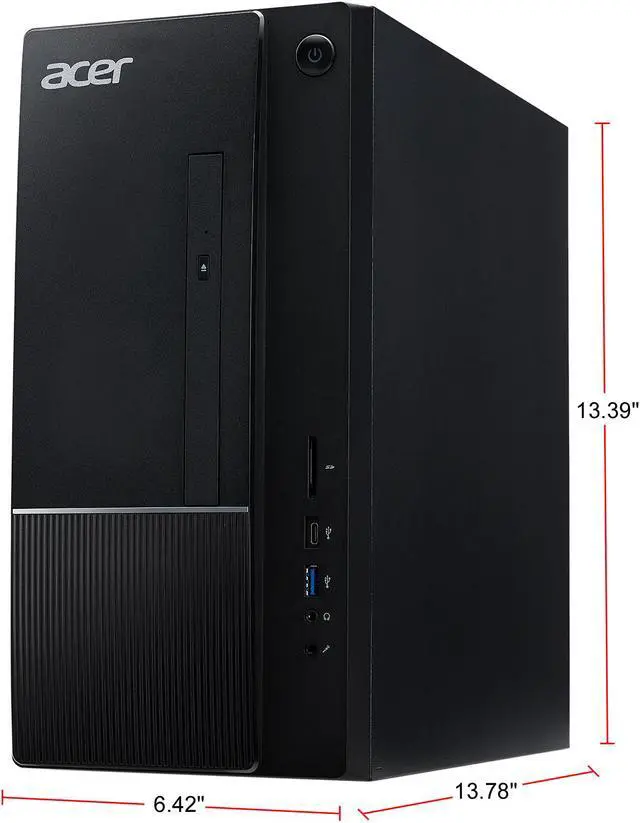 Alt view image 5 of 8 - Acer Aspire TC - Intel Core i5-10400 - 8 GB DDR4 - 512 GB SSD - Intel UHD Graphics 630 - Windows 10 Home - Desktop PC (TC-875-UR13)