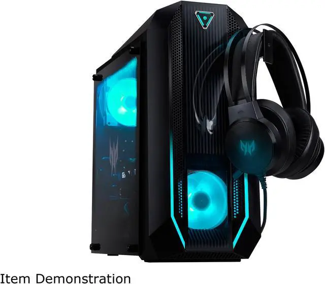Alt view image 14 of 15 - Acer Predator Orion 3000 - Intel Core i7-10700 - 16 GB DDR4 - 1 TB HDD - 512 GB SSD - GeForce RTX 2060 SUPER - Windows 10 Home - Gaming Desktop (PO3-620-UR14)