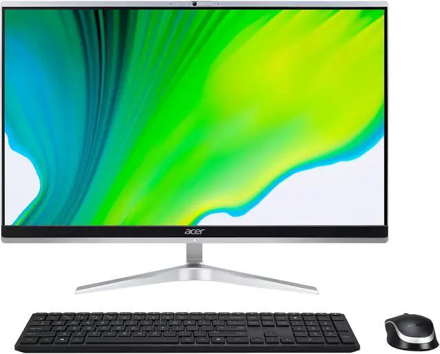 Alt view image 10 of 10 - Acer All-in-One Computer Aspire C24-1651-UR15 Intel Core i3-1115G4 8GB DDR4 512GB SSD 23.8" Windows 10 Home 64-bit