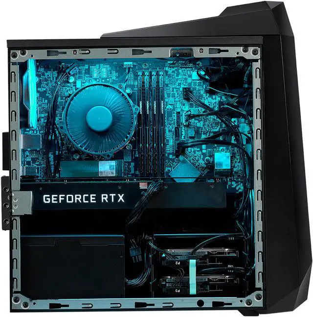 Alt view image 12 of 19 - Acer Gaming Desktop Predator Orion 3000 PO3-630-UR12 Intel Core i7-11700F 16GB DDR4 1TB PCIe SSD GeForce RTX 3060 Ti Windows 10 Home 64-bit