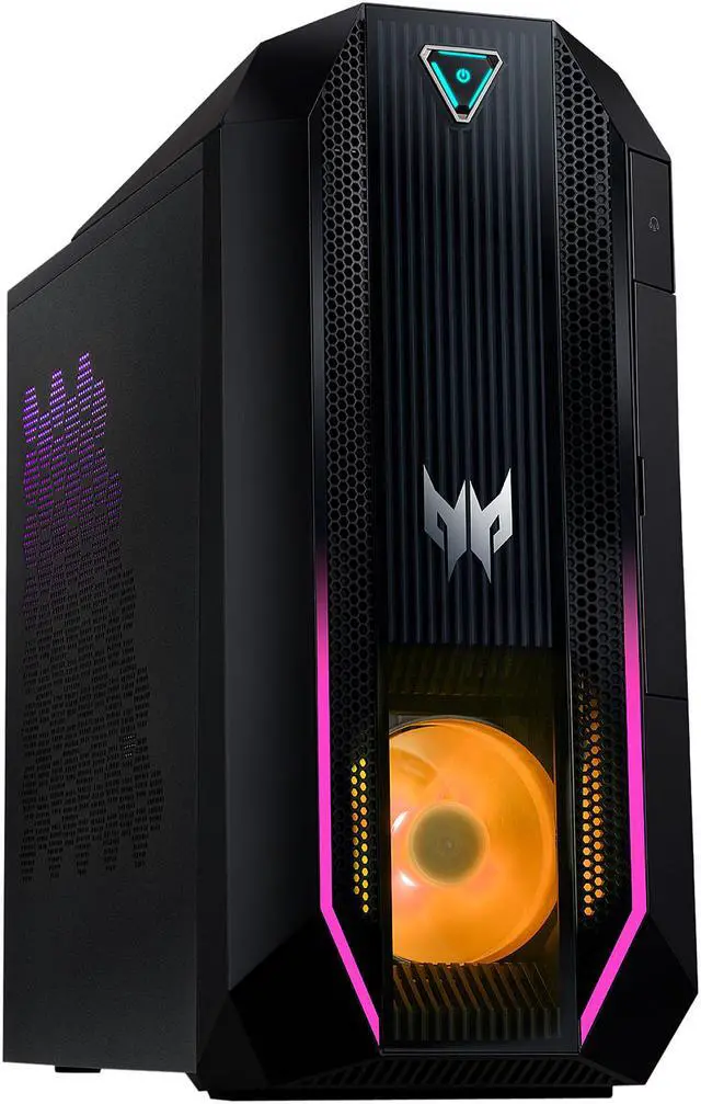 Alt view image 5 of 19 - Acer Gaming Desktop Predator Orion 3000 PO3-630-UR12 Intel Core i7-11700F 16GB DDR4 1TB PCIe SSD GeForce RTX 3060 Ti Windows 10 Home 64-bit