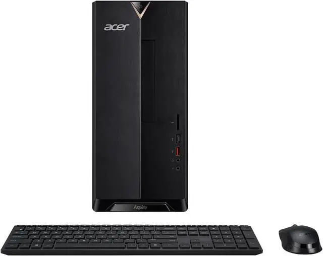 Alt view image 11 of 12 - Acer Desktop Computer Aspire TC-1660-UR11 Intel Core i5-11400 8GB DDR4 512 GB NVMe M.2 SSD Intel UHD Graphics 730 Windows 10 Home 64-bit