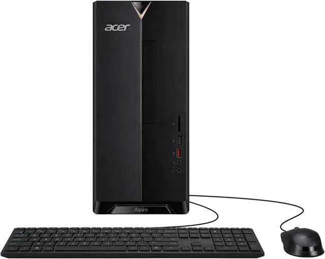 Alt view image 12 of 12 - Acer Desktop Computer Aspire TC-1660-UR11 Intel Core i5-11400 8GB DDR4 512 GB NVMe M.2 SSD Intel UHD Graphics 730 Windows 10 Home 64-bit