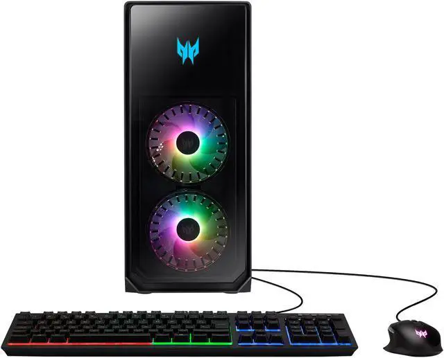 Main image of Acer Gaming Desktop Predator Orion 7000 PO7-640-UR11 Intel Core i7-12700K 32GB DDR5 2TB HDD 1TB PCIe SSD GeForce RTX 3080 Windows 11 Home 64-bit
