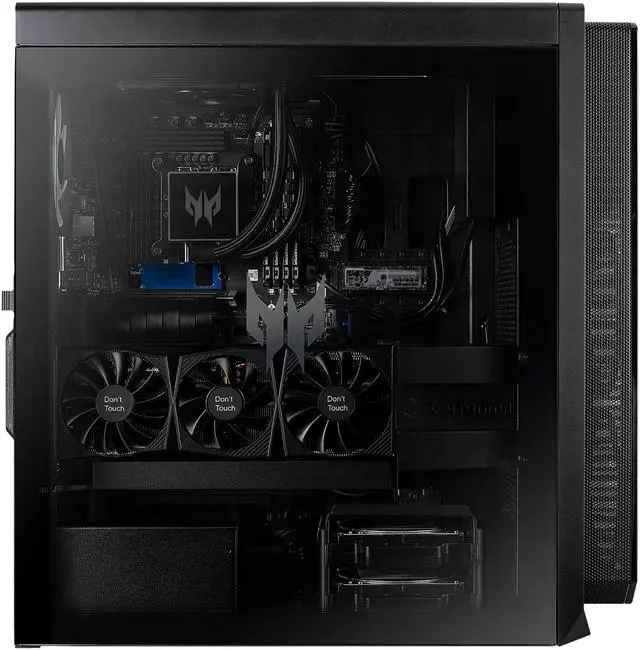 Alt view image 10 of 14 - Acer Gaming Desktop Predator Orion 7000 PO7-640-UR11 Intel Core i7-12700K 32GB DDR5 2TB HDD 1TB PCIe SSD GeForce RTX 3080 Windows 11 Home 64-bit