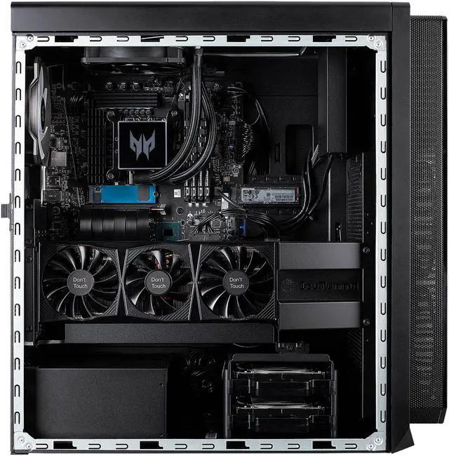 Alt view image 11 of 14 - Acer Gaming Desktop Predator Orion 7000 PO7-640-UR11 Intel Core i7-12700K 32GB DDR5 2TB HDD 1TB PCIe SSD GeForce RTX 3080 Windows 11 Home 64-bit