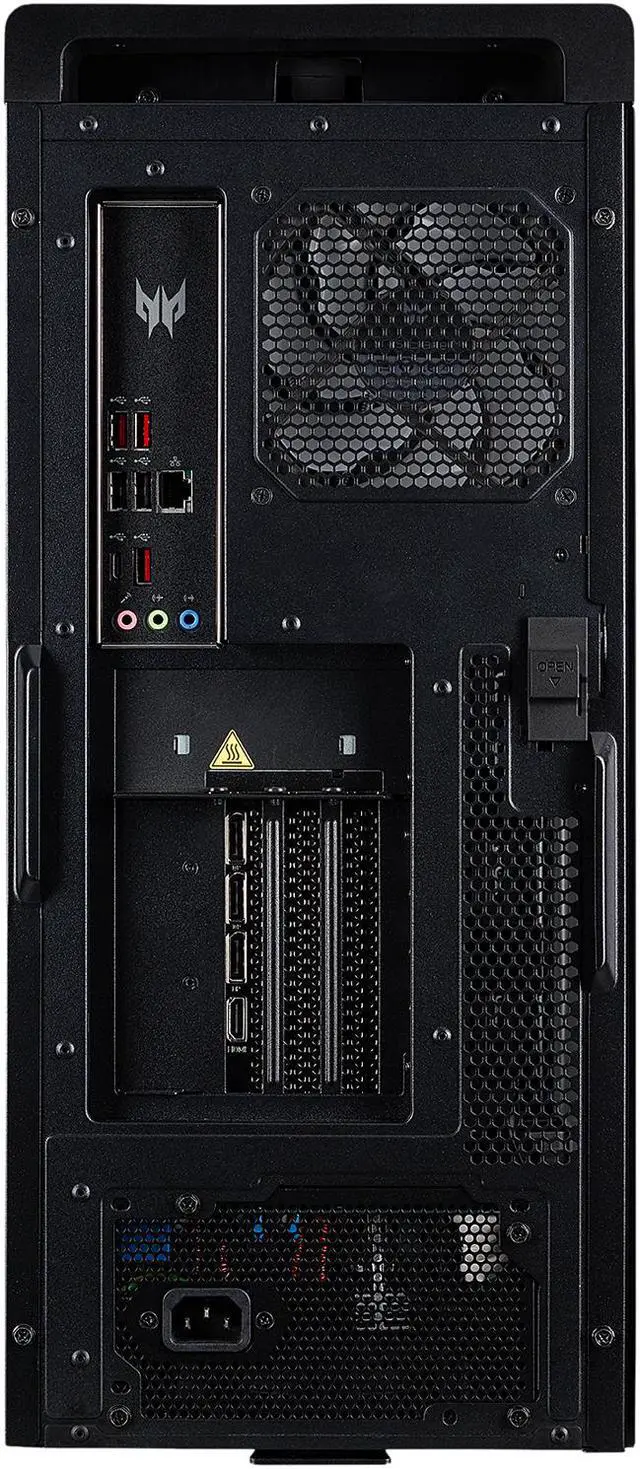 Alt view image 13 of 14 - Acer Gaming Desktop Predator Orion 7000 PO7-640-UR11 Intel Core i7-12700K 32GB DDR5 2TB HDD 1TB PCIe SSD GeForce RTX 3080 Windows 11 Home 64-bit