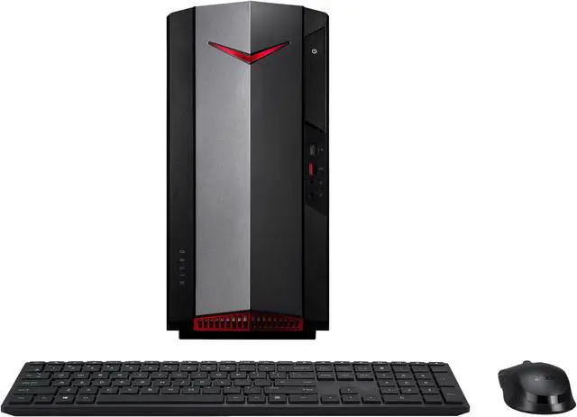 Alt view image 9 of 10 - Acer Gaming Desktop Nitro 50 N50-640-UR13 Intel Core i5-12400F 16GB DDR4 1TB HDD 512GB PCIe SSD GeForce RTX 3050 Windows 11 Home 64-bit