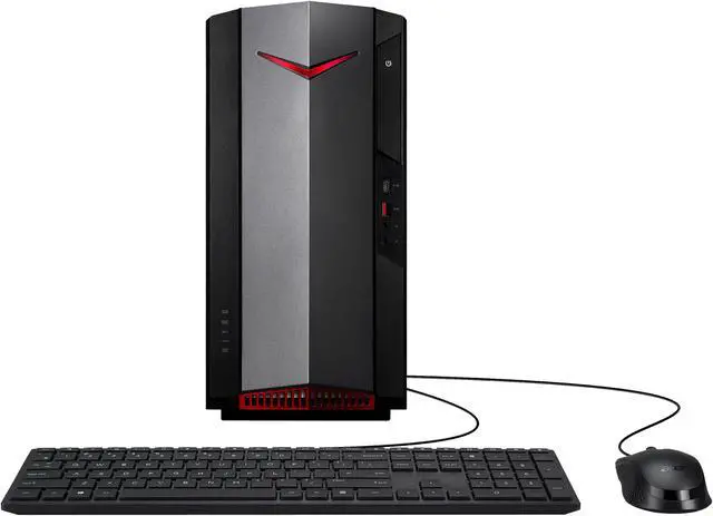 Alt view image 10 of 10 - Acer Gaming Desktop Nitro 50 N50-640-UR13 Intel Core i5-12400F 16GB DDR4 1TB HDD 512GB PCIe SSD GeForce RTX 3050 Windows 11 Home 64-bit