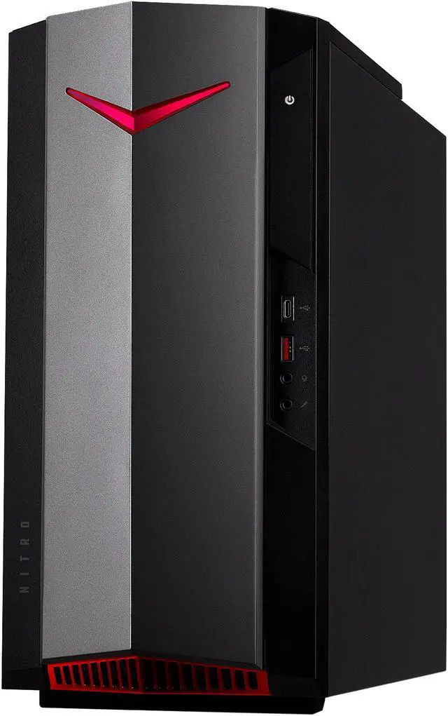 Alt view image 4 of 10 - Acer Gaming Desktop Nitro 50 N50-640-UR13 Intel Core i5-12400F 16GB DDR4 1TB HDD 512GB PCIe SSD GeForce RTX 3050 Windows 11 Home 64-bit
