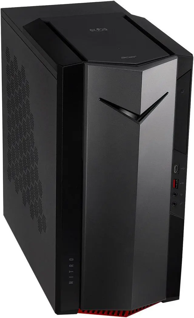 Alt view image 6 of 10 - Acer Gaming Desktop Nitro 50 N50-640-UR13 Intel Core i5-12400F 16GB DDR4 1TB HDD 512GB PCIe SSD GeForce RTX 3050 Windows 11 Home 64-bit